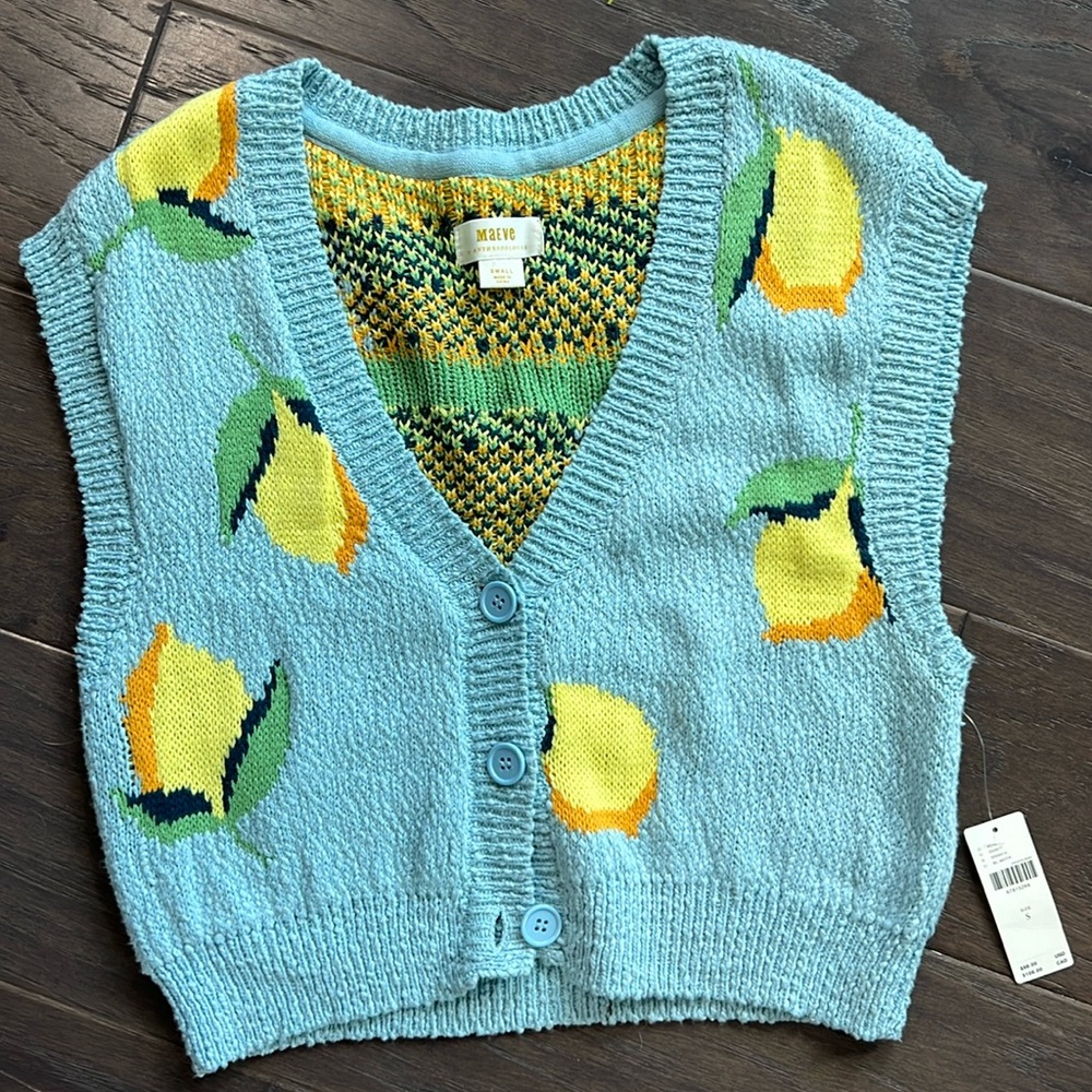 Anthropologie sweater vest
